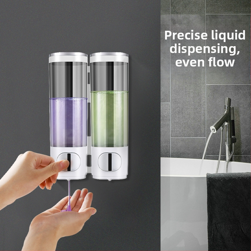 Hotel Morton kúpeľňový dezinfekčný prostriedok na ruky závesný na stenu toaletný kuchynský stroj na prací prostriedok Dávkovač mydla bez dierovania dezinfekčný prostriedok na ruky