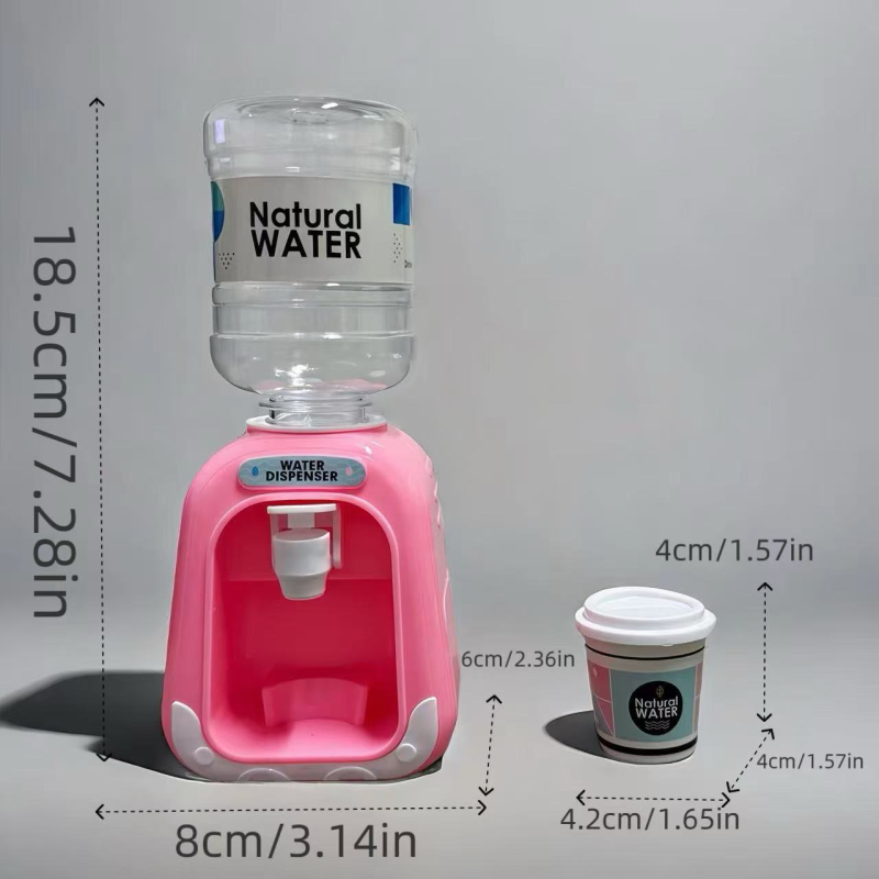 Tarpvalstybinis „Amazon“ modeliavimo vandens dozatoriaus žaislas, gėrimų aparatas, galintis gaminti vandenį, žaidimų namelio vaikų virtuvės žaislų rinkinys