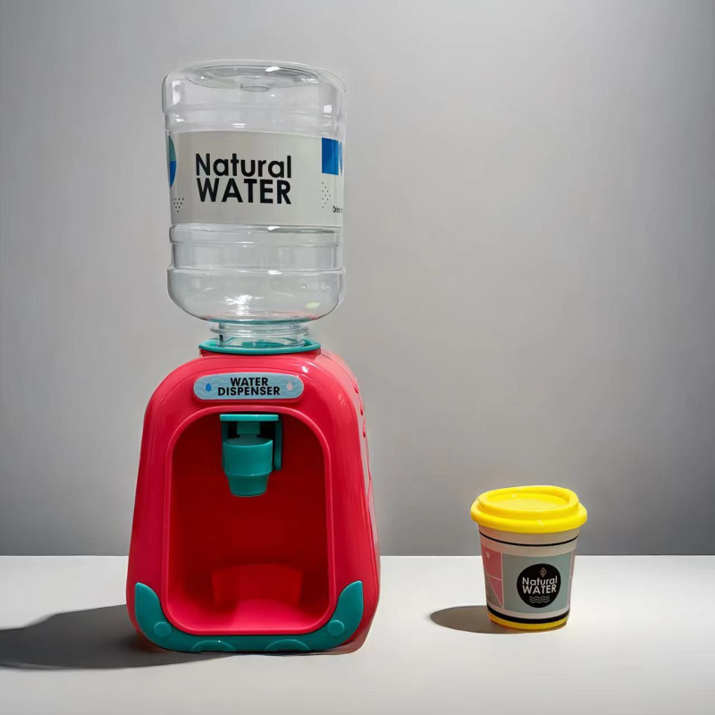 Tarpvalstybinis „Amazon“ modeliavimo vandens dozatoriaus žaislas, gėrimų aparatas, galintis gaminti vandenį, žaidimų namelio vaikų virtuvės žaislų rinkinys