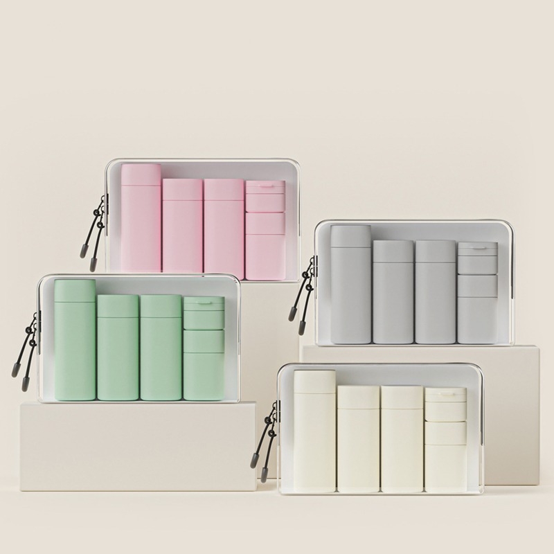 Set de sticle de cosmetice Nordic Color, vânzare transfrontalieră, șampon, loțiune, gel de duș, cremă de față, sticlă goală mică
