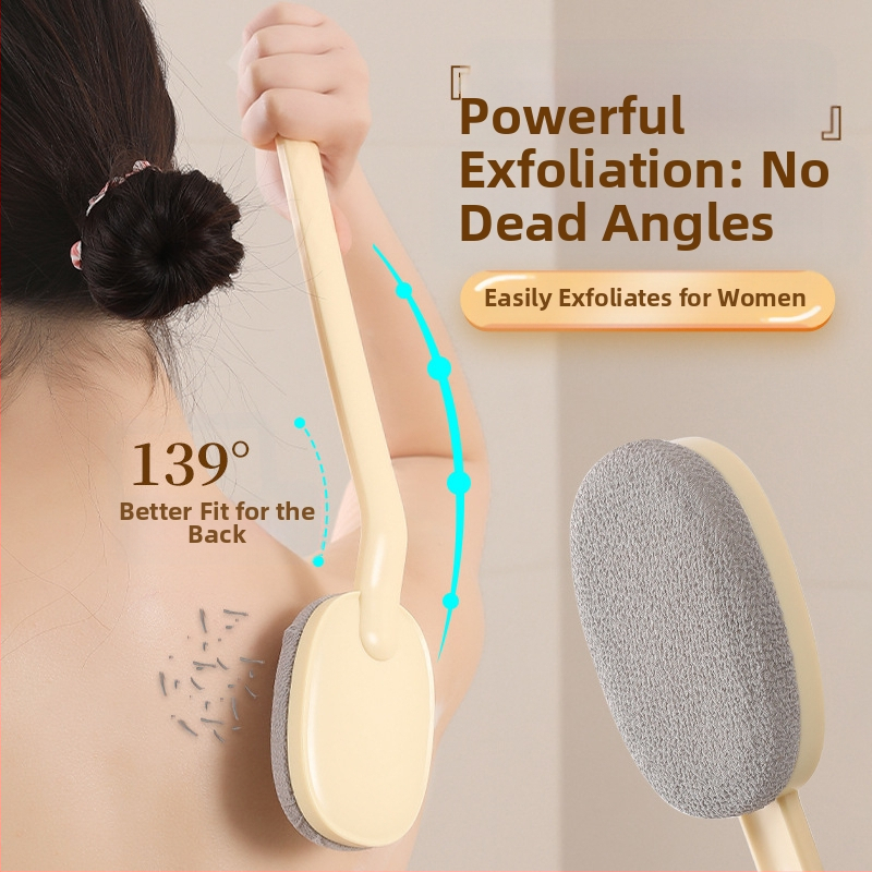 Dlhá kefa na umývanie a čistenie kúpeľa, vhodná pre mužov aj ženy