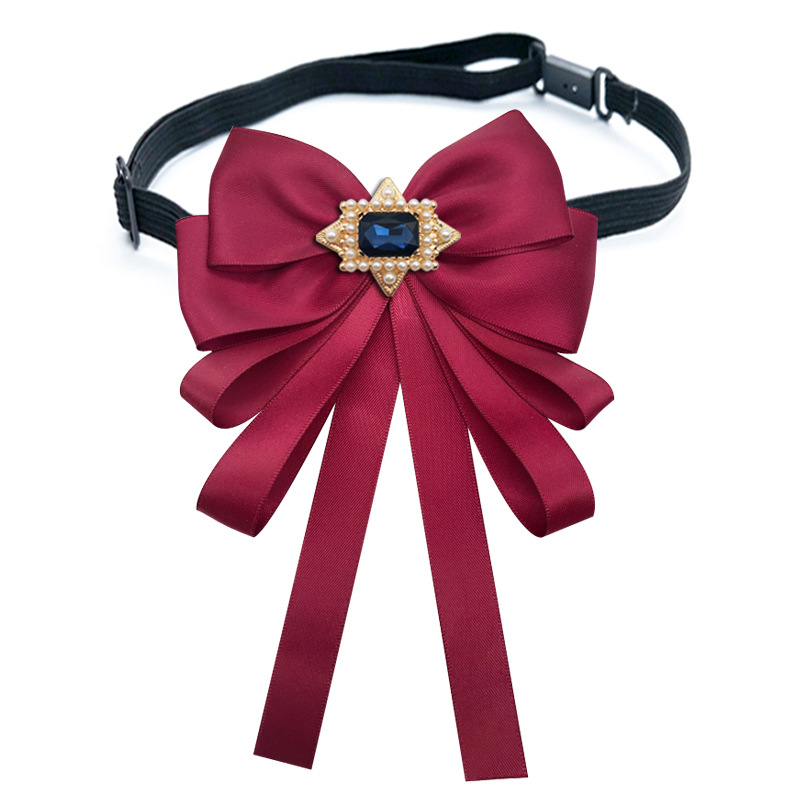 Европейска и американска платнена брошка-папионка, южнокорейска винтидж игла с шестолъчна звезда, декорация за костюм от сплав