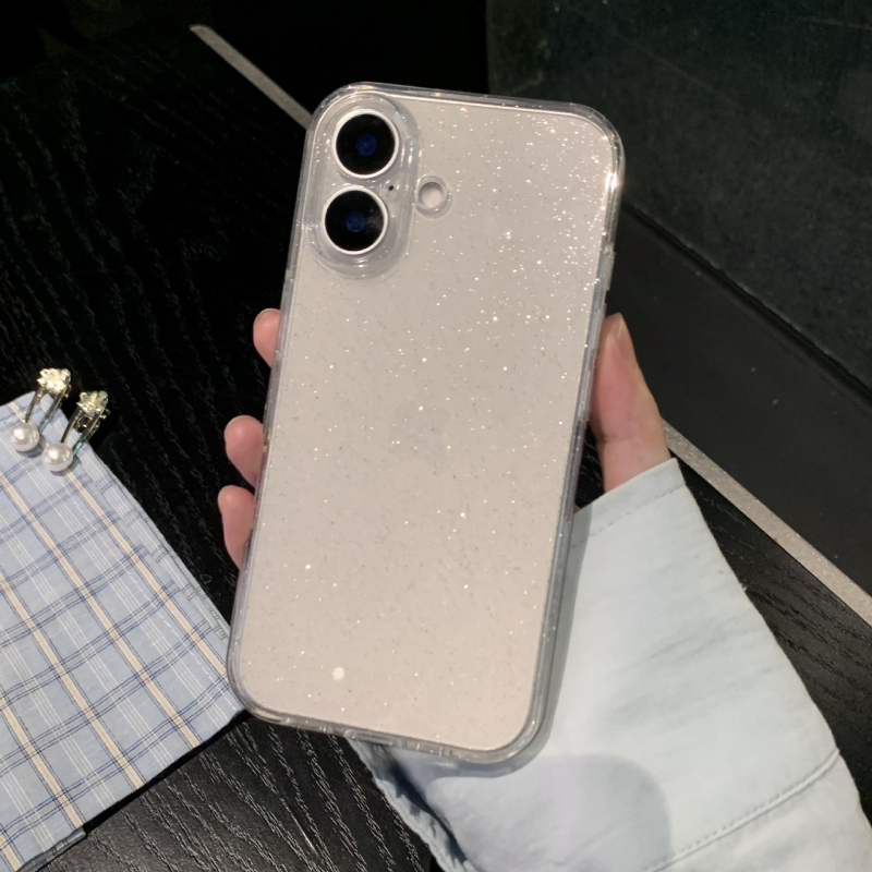 Läbipaistev ja särav tähekujuline iPhone 16proMax telefoniümbris Advanced Sense Apple 15, läbipaistev kaitseümbris 13, 15, 16, 17, 18, 19, 20