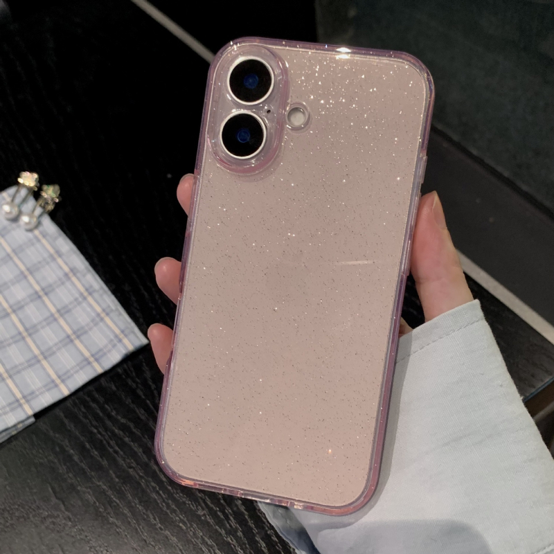 Läbipaistev ja särav tähekujuline iPhone 16proMax telefoniümbris Advanced Sense Apple 15, läbipaistev kaitseümbris 13, 15, 16, 17, 18, 19, 20