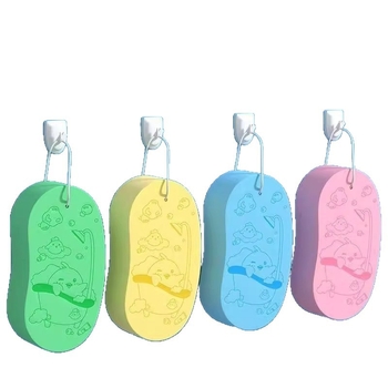Vannipuhastusvahend lastele, hernekujuline vannirätik, vannikäsn, beebi vannikäsn, vannirätik, vannikäsn suplemiseks
