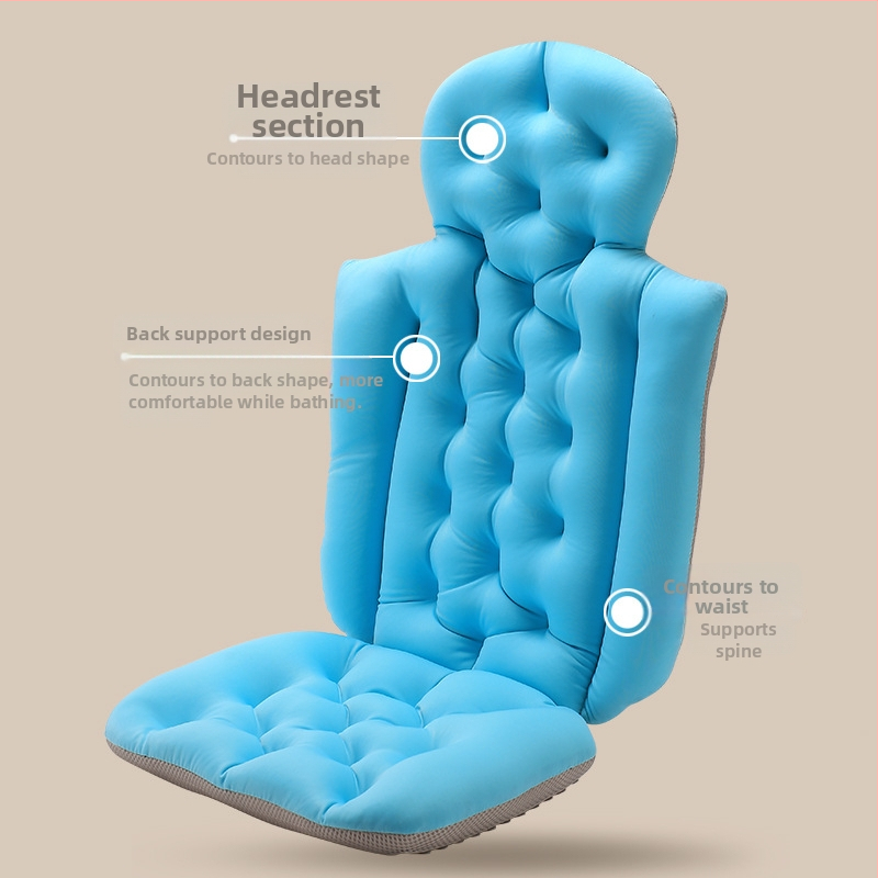 Източник Фабрика Спот Дългосрочна стабилна доставка на възглавници за вана, подложки с вендузи за вана, противоплъзгащи подложки за вана
