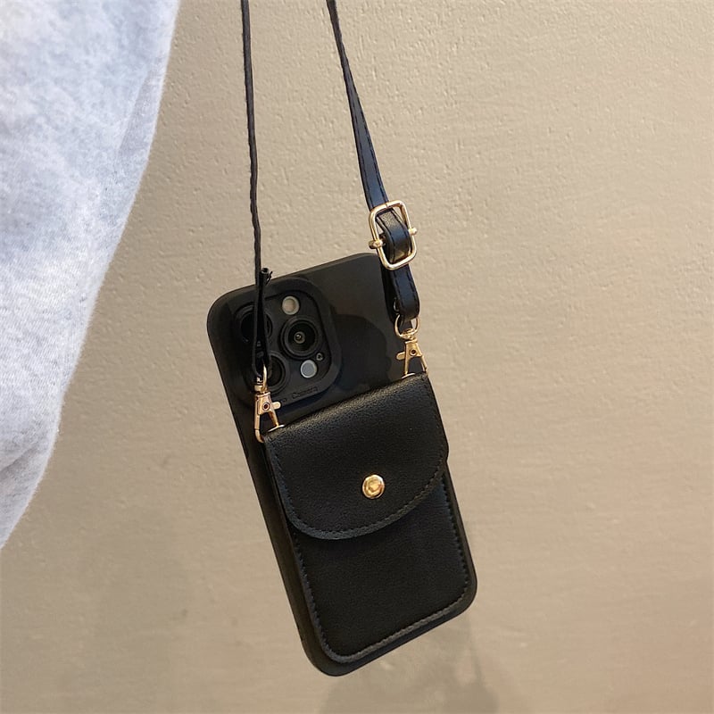 Popruh 15 Nový model 17 Proti pádu 16 Držiak na karty Crossbody Lanyard Vhodný pre Apple 13 Pro Max Puzdro na telefón iPhone 12