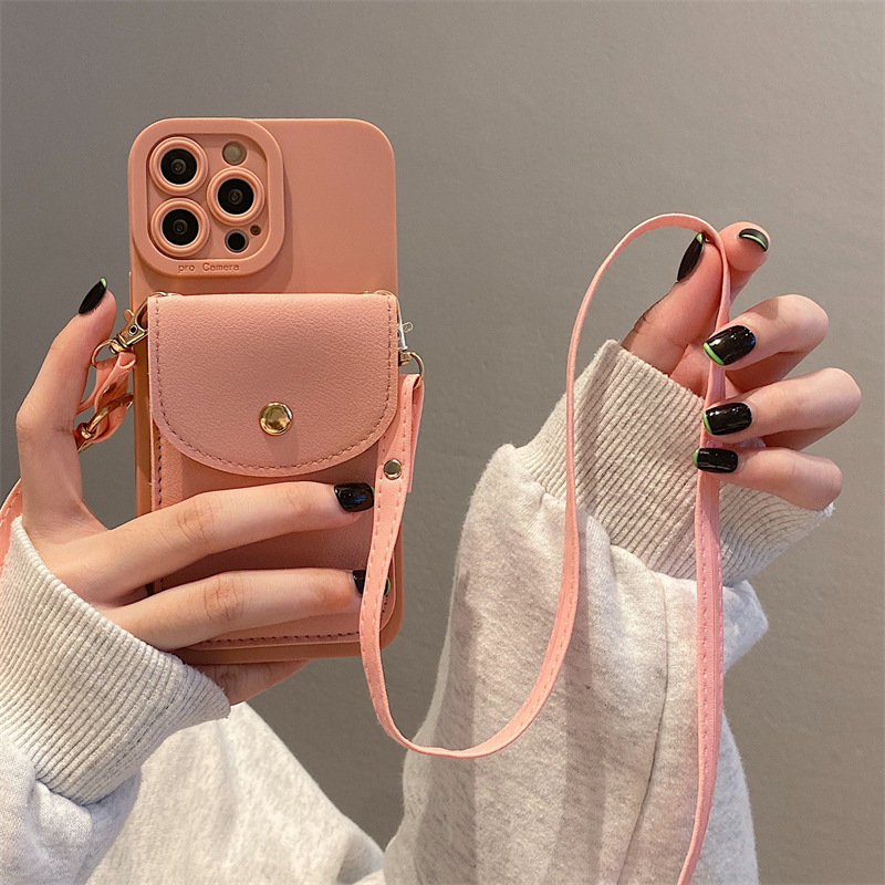Rihma 15 uus mudel 17 kukkumisvastane 16 kaardihoidja õlakott sobib Apple 13 Pro Max telefoniümbrisele iPhone 12