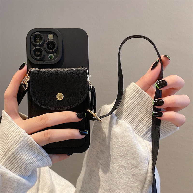 Rihma 15 uus mudel 17 kukkumisvastane 16 kaardihoidja õlakott sobib Apple 13 Pro Max telefoniümbrisele iPhone 12