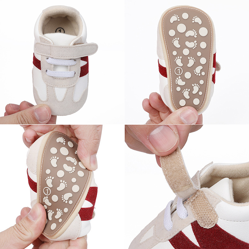 Kevad- ja sügiskingad 0-12 kuu vanustele naistele, hingavad, meeste pehme tallaga, libisemiskindlad beebikingad, suurus 42,5