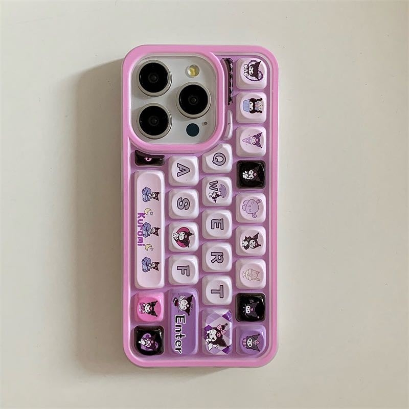 Триизмерна клавиатура за Apple 16Pro калъф за мобилен телефон с матирано релефно покритие, цвят iPhone 15, модна марка Xiaoxiang