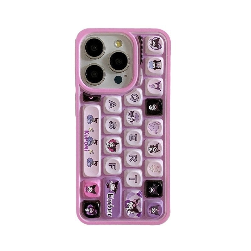 Триизмерна клавиатура за Apple 16Pro калъф за мобилен телефон с матирано релефно покритие, цвят iPhone 15, модна марка Xiaoxiang