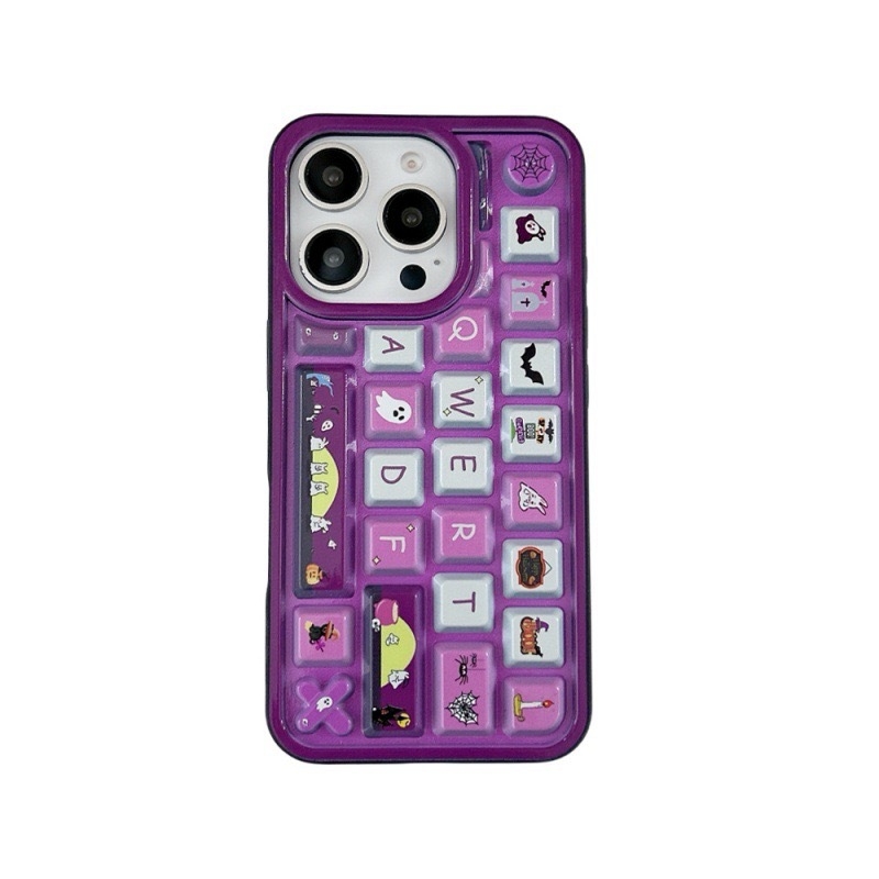 Kolmemõõtmeline klaviatuurikate Apple 16Pro mobiiltelefoni ümbrisele, matt reljeefne värv, iPhone15, xiaoxiang moebränd