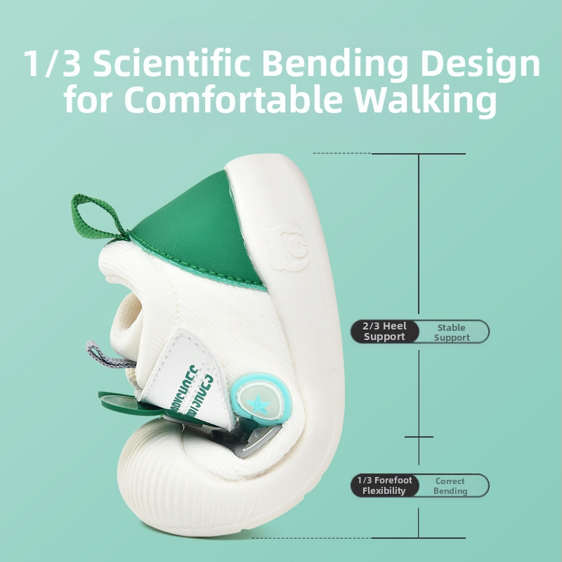 Fumei detské topánky pre chlapcov a dievčatá, jarné a jesenné topánky s protišmykovou úpravou, priedušné topánky s mäkkou podrážkou, funkčné topánky pre deti od 0 do 3 rokov.