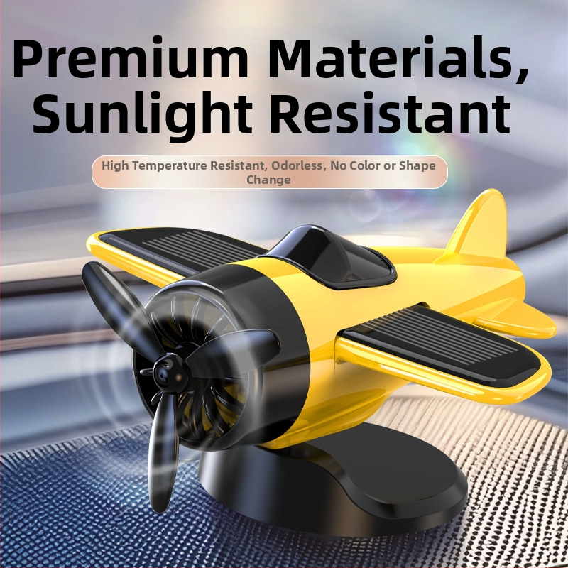 Креативни бижутерски орнаменти, въртящи се самолети със слънчево захранване, нови модерни динамични декоративни материали за игра в колата, Straddle