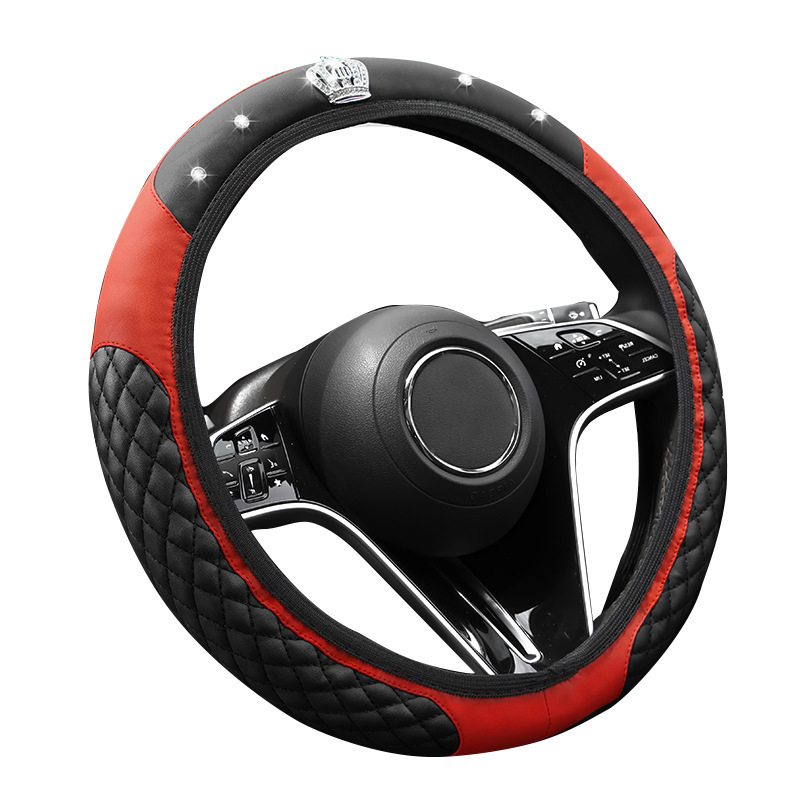 Set volana za automobil s dijamantnom krunom, jastučić za ramena, kutija za naslon za ruke, četverodijelni visokokvalitetni prekogranični eksplozijski veleprodajni...