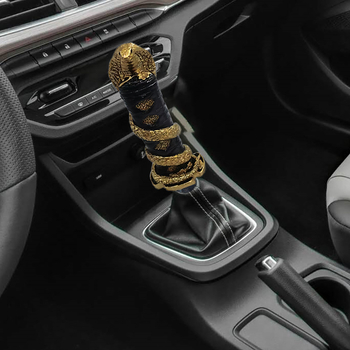 Piiriüleselt müüdav auto madu samurai käigukangi pea pikk Jaapani samurai käigukangi käepide isikupärastatud käigukangi käepide