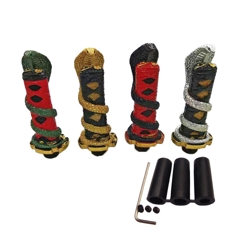 Cezhraničná horúca predajná autoradia samurajská radiaca páka dlhá japonská samurajská radiaca páka, personalizovaná radiaca páka