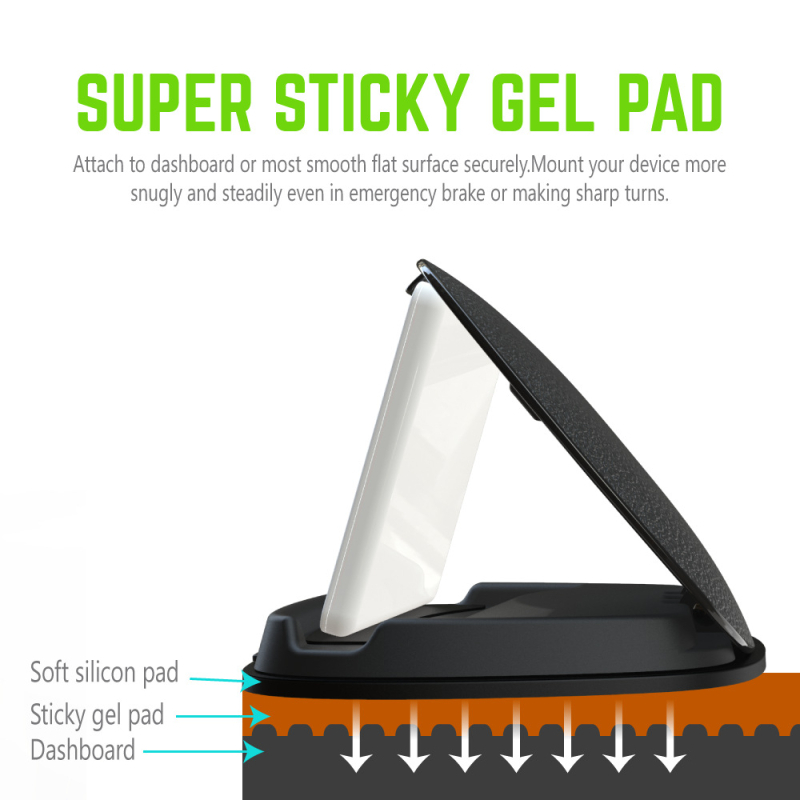 Държач за мобилен телефон за кола, сенник и слънцезащита, универсален модел мобилен телефон, силиконов панел с инструменти, директни продажби от фабриката през граница, първи избор