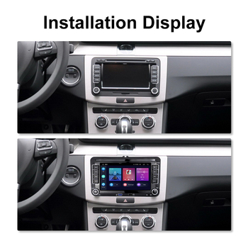 Sobib Volkswagenile pühendatud 7-tollise Android 11 autoga, Carplay keskjuhtimispuldiga, suure ekraaniga navigatsiooniga, tagurduspildiga, kõik-ühes seadmega
