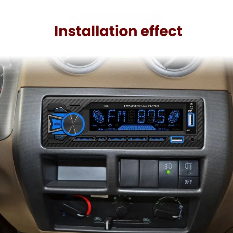 6603 Bluetooth automašīnas vienas stacijas radio krāsains augstas izšķirtspējas bezzudumu mūzikas USB spraudņa automašīnas MP3 atskaņotājs