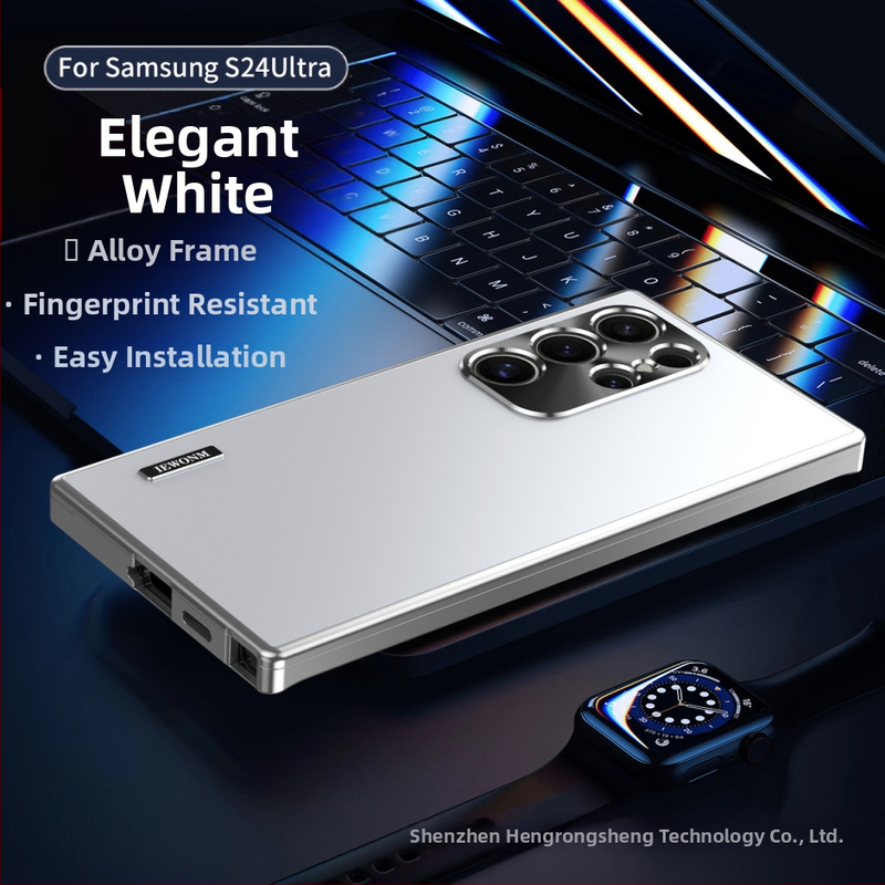 Piiriülene metallist magnetiline atraktsioonimehhanism Samsung S24ultra mobiiltelefoni ümbrisele, uus S24, S23ultra kukkumisvastane kaitseümbris