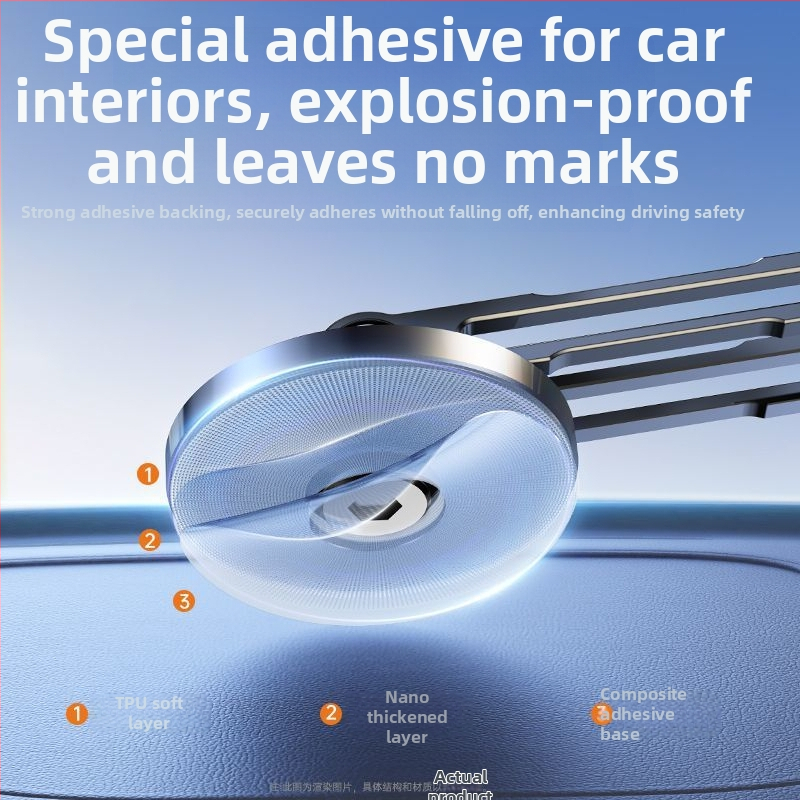 F6T magnetinis siurbimo laikiklis automobiliui, mobiliojo telefono navigacijos prietaisų skydelis, 360° besisukantis metalinis centrinės konsolės belaidis automobilio įkrovimo stovas