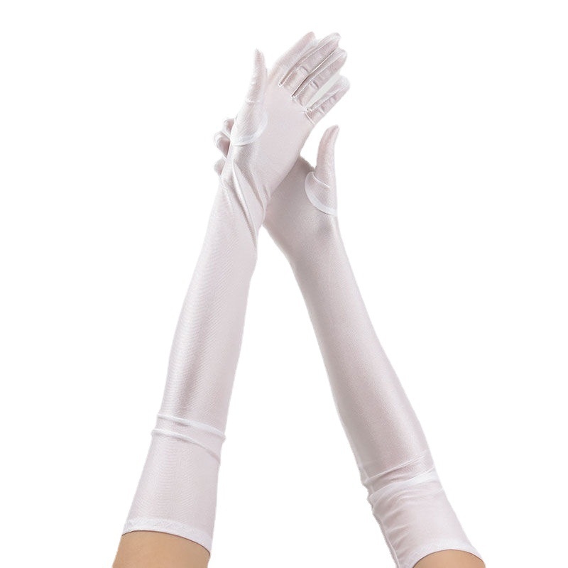 Suvised päikesekaitsekindad naistele, õhukesed ja pikad hingavad, elastsed, UV-kaitsega varrukad, jalgrattasõiduks, pruut, pulmad