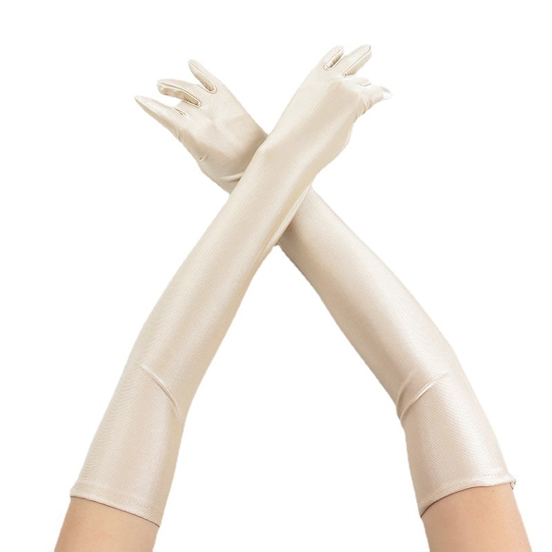 Suvised päikesekaitsekindad naistele, õhukesed ja pikad hingavad, elastsed, UV-kaitsega varrukad, jalgrattasõiduks, pruut, pulmad