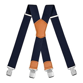 3,8 cm pikkune maisimustriga 4 klambriga X-kujuline meeste traksidega teksapüksid, unisex reguleeritavad tööriiete stiilid