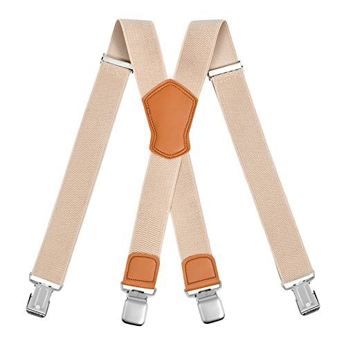 3,8 cm pikkune maisimustriga 4 klambriga X-kujuline meeste traksidega teksapüksid, unisex reguleeritavad tööriiete stiilid
