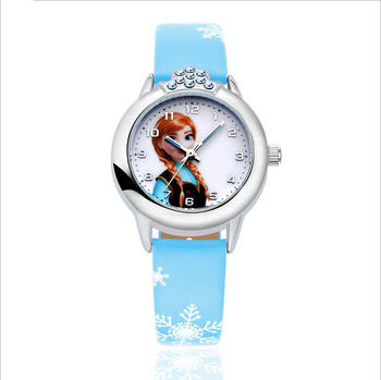 Frozen laste käekell armas multifilm printsess roosa tüdrukute käekell alg- ja keskkooli tüdrukute kvartskell