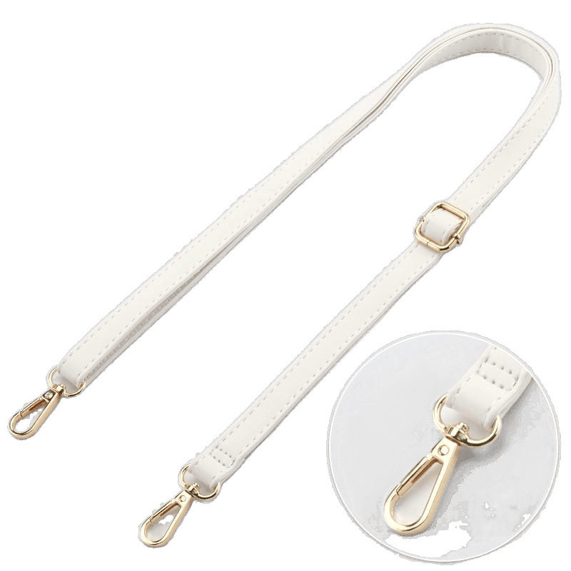 Juodai baltas krepšio dirželis, rankinės dirželis per petį, mažo moteriško krepšio dirželio aksesuarai, minkštas odinis krepšio dirželis, reguliuojamas universalus