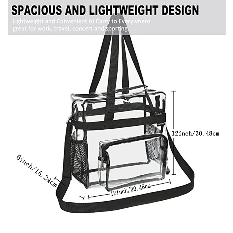 Прозрачна чанта с голям капацитет, преносима чанта за пътуване, студоустойчива PVC чанта за тоалетни принадлежности, съхранение на Amazon през граница