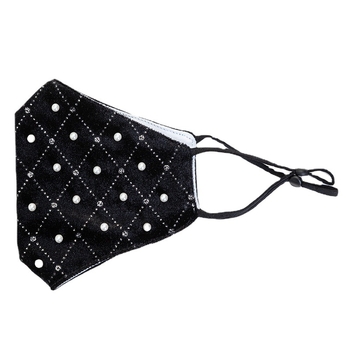 kaukė „Star Shiny Cloth“ kaukė moterims, suaugusiųjų mada, personalizuota, dulkėms atspari, apsauganti nuo saulės, perlų kaukė, madinga gamyklos vieta