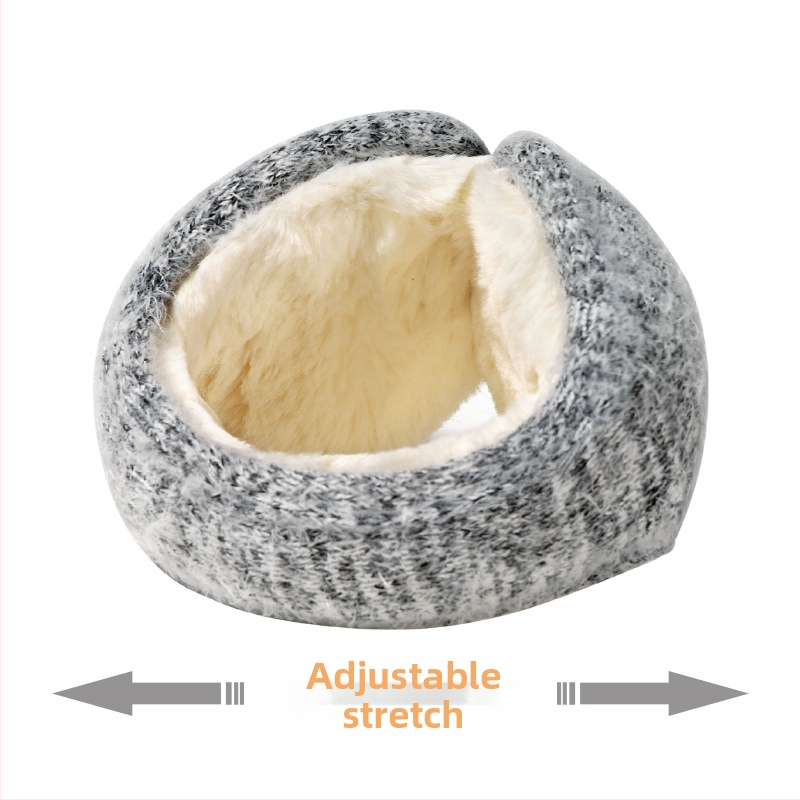 2025 Nové zimné mohérové teplé chrániče sluchu Pánske plnené chrániče sluchu Dámske chrániče sluchu na chrbát Skladacie chrániče sluchu