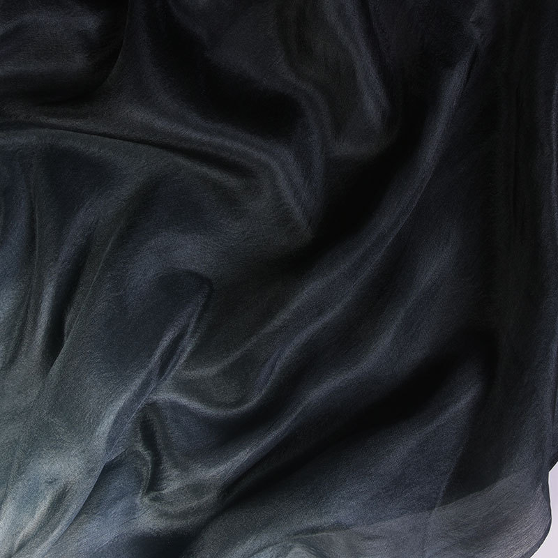 Ветрило за класически танци, ветрило за танци, женско ветрило, черно, дълго, дебело, двустранно лепило, ветрило за танци Zhou Yangko Square Dance Ink