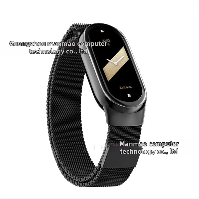 Sobib Xiaomi Mi Band 10/9 Xiaomi Mi Band 8 kellarihmadele Xiaomi Mi Band 567 metallist käepael Milan magnetilise atraktsiooniga