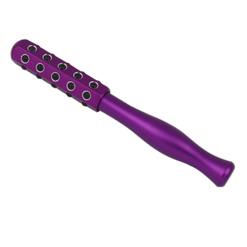 Διασυνοριακό ραβδί μασάζ ομορφιάς με ρολό σωματιδίων γερμανίου με μεταλλικό μάτι μασάζ με ραβδί μασάζ προσώπου για οικιακό φορητό μασάζ προσώπου