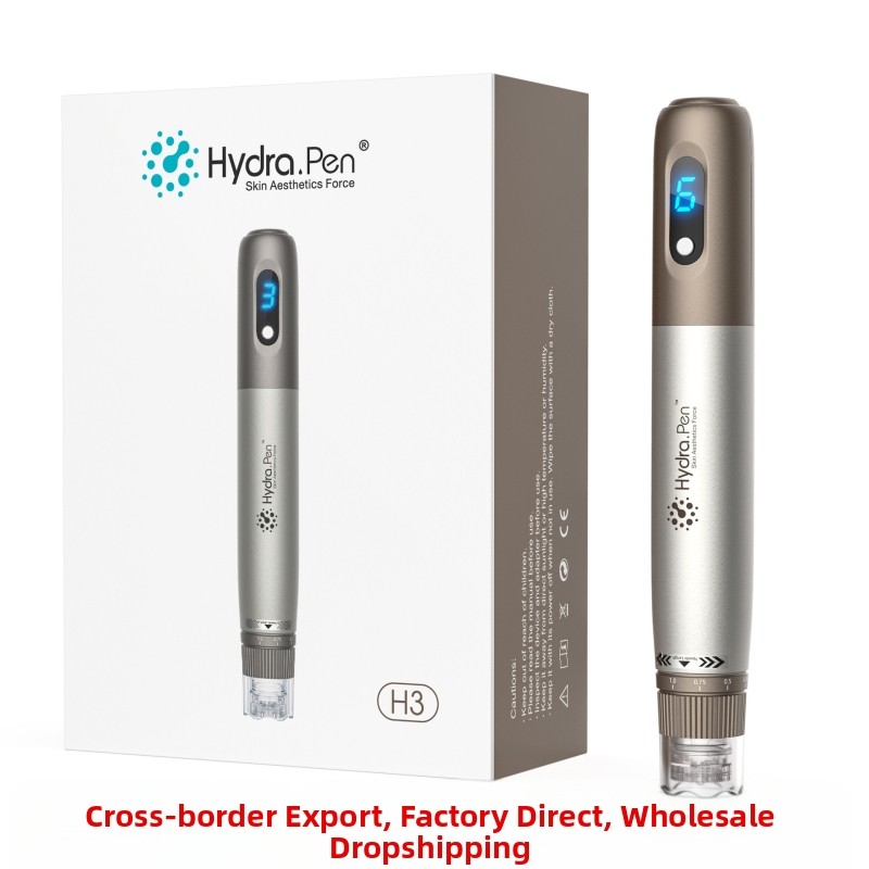 Instrument electric de înfrumusețare cu microace Hydra.Pen H3, aparat de înfrumusețare cu nanoape solubile în apă, consumabile importate în Embryo Face transfrontalier