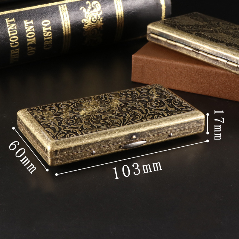 Represent Wish Classic Retro 20 πακέτα λεπτής θήκης τσιγάρων, φορητή, διπλής όψης, με πολλαπλά σχέδια, διακοσμητικά θήκης τσιγάρων