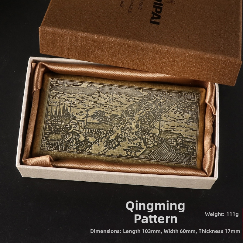 Represent Wish Klasické retro balenie 20 tenkých puzdier na cigarety s viacerými vzormi, prenosné obojstranné ozdoby na puzdro na cigarety