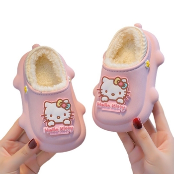 Sanrio puuvillased sussid tüdrukutele, koduseks kasutamiseks mõeldud soojad sise- ja välistingimustes kasutatavad libisemiskindlad kulomi sussid