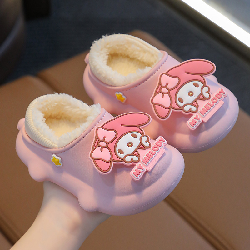 Sanrio puuvillased sussid tüdrukutele, koduseks kasutamiseks mõeldud soojad sise- ja välistingimustes kasutatavad libisemiskindlad kulomi sussid