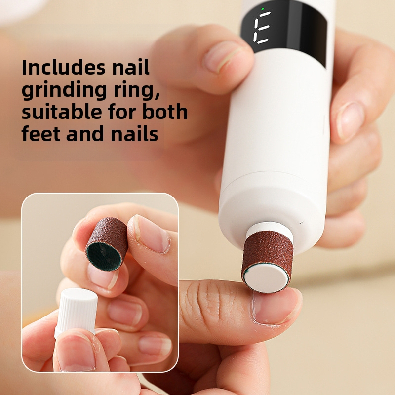 Нова електрическа шлифовъчна машина за крака, акумулаторна автоматична шлифовъчна машина за крака, шлифовъчна машина за крака, уред за премахване на мъртва кожа, шлифовъчна машина за нокти „две в едно“