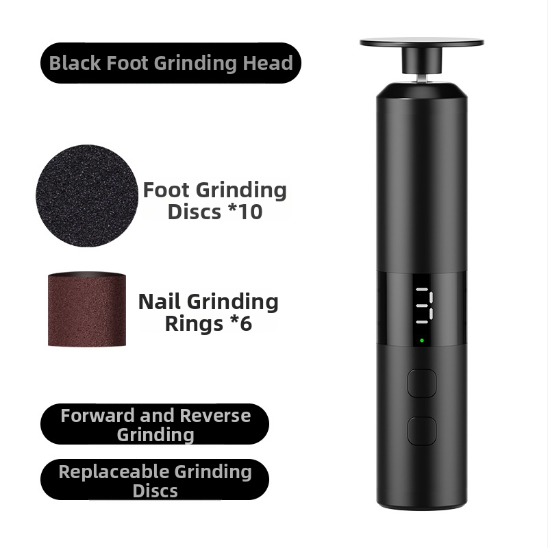 Naujas elektrinis pėdų šlifuoklis, įkraunamas automatinis pėdų šlifuoklis, pėdų šlifuoklis, negyvos odos šalinimo įrankis, dviejų viename nagų šlifuoklis