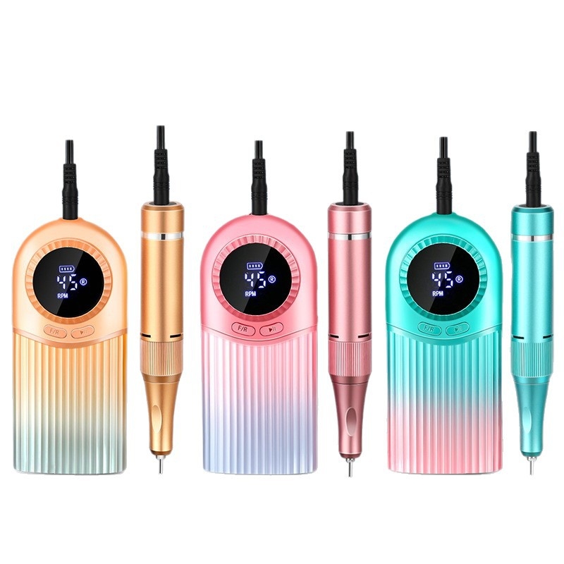 Galingas, ilgai tarnaujantis nagų grąžtas ir nagų lako valiklis, greitas, tylus ir be vibracijos, efektyvus ir tylus