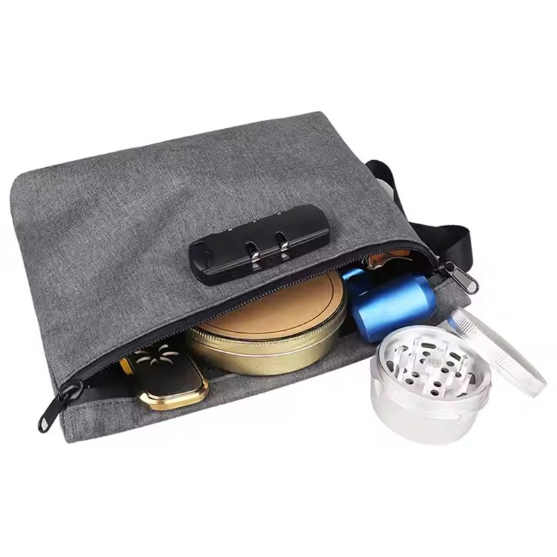 Ceļojumu dezodoranta maisiņš ar aktivēto ogli, tabakas maisiņš ar paroli, uzglabāšanas maisiņš ar smaku izolācijas maisiņš, āra pārnēsāšanas soma