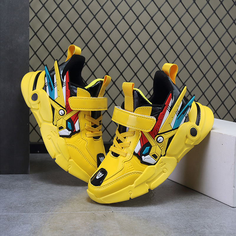 Обувки за момчета 7-12 години Пролет и есен 2024 Нови леки спортни обувки Модерни и универсални маратонки за бягане за деца на средна и по-голяма възраст и ученици