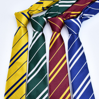 Kolegijos stiliaus dryžuotas kaklaraištis Harry anime Cosplay vyrų ir moterų studentai Poterio vaidmenų žaidimas magijos mokykla